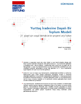 Yurttaş iradesine dayalı bir toplum modeli