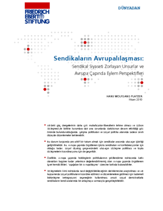 Sendikaların Avrupalılaşması