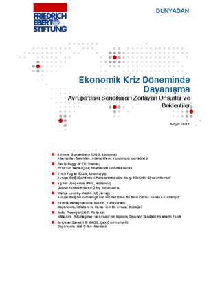 Ekonomik kriz döneminde dayanısma