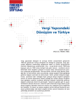 Vergi yapısındaki dönüşüm ve Türkiye