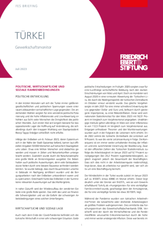 Türkei : Gewerkschaftsmonitor